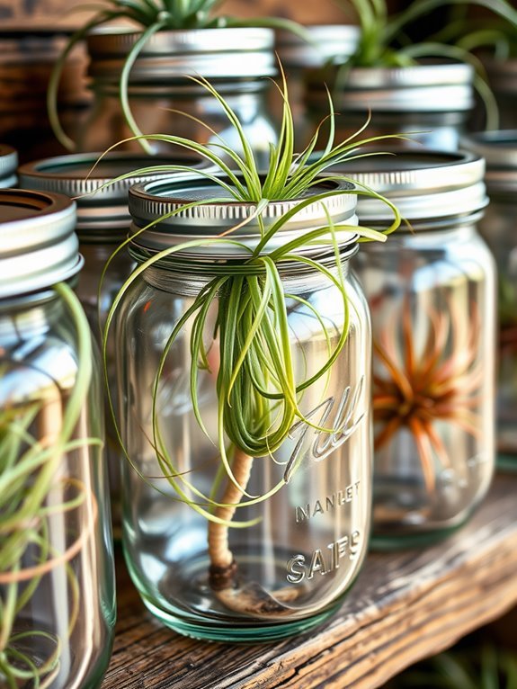 air plant arrangement showcase