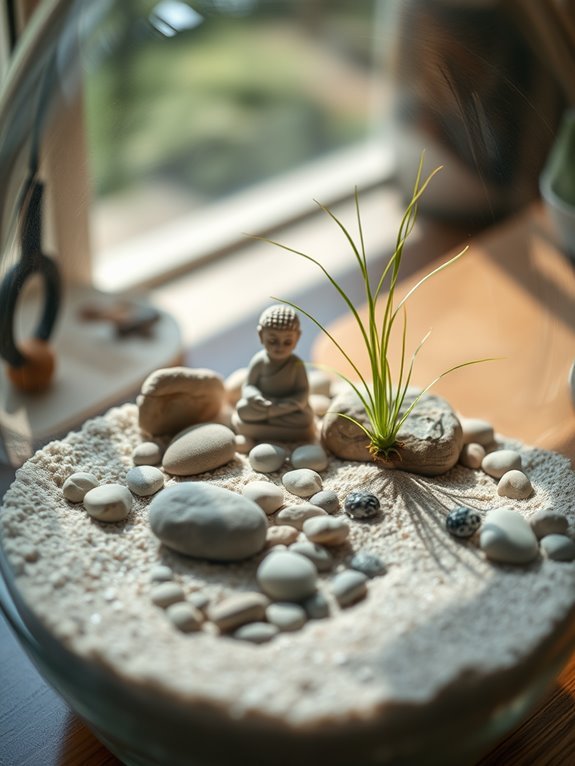 air plant rock garden