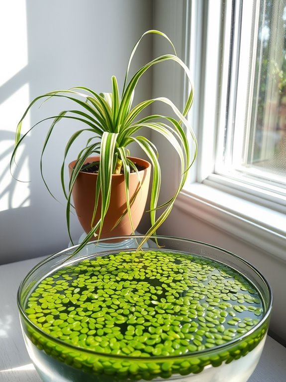 aquatic plant companions thriving