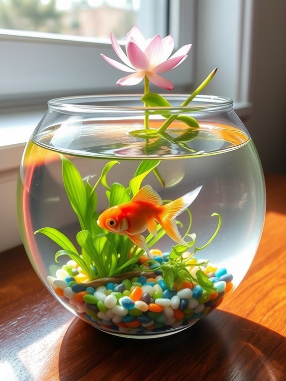 aquatic plants in bowl