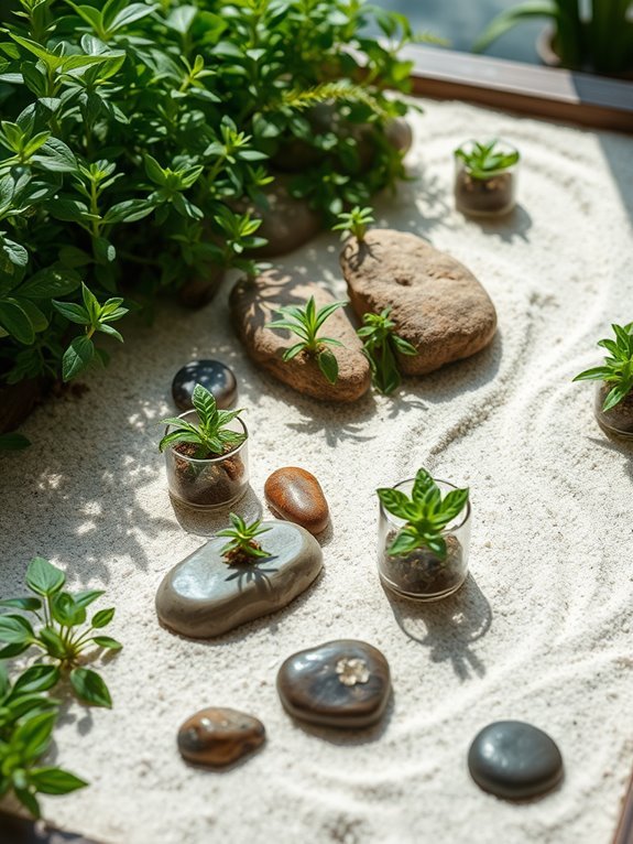 aromatic herb zen garden