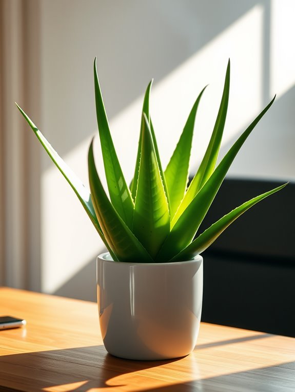 artificial aloe vera plant