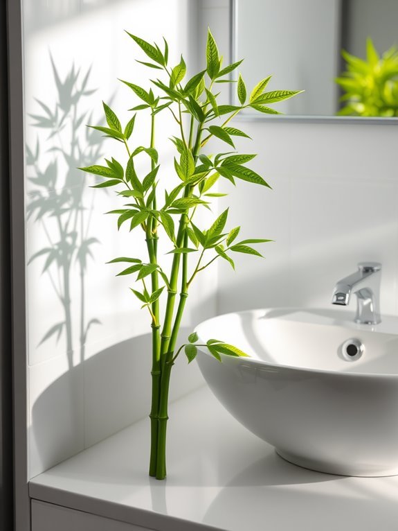 artificial bamboo plant decor