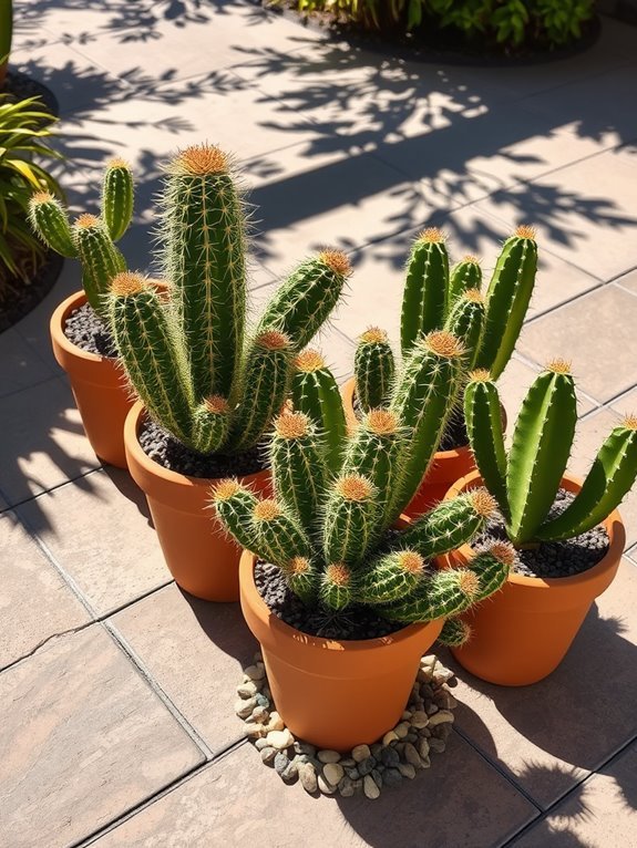 artificial cactus decoration display