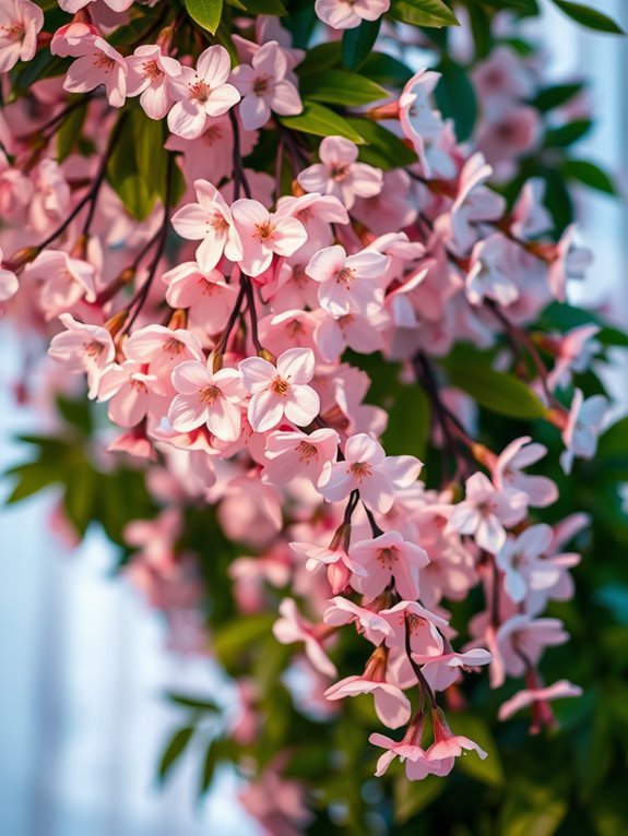 artificial cherry blossom branches