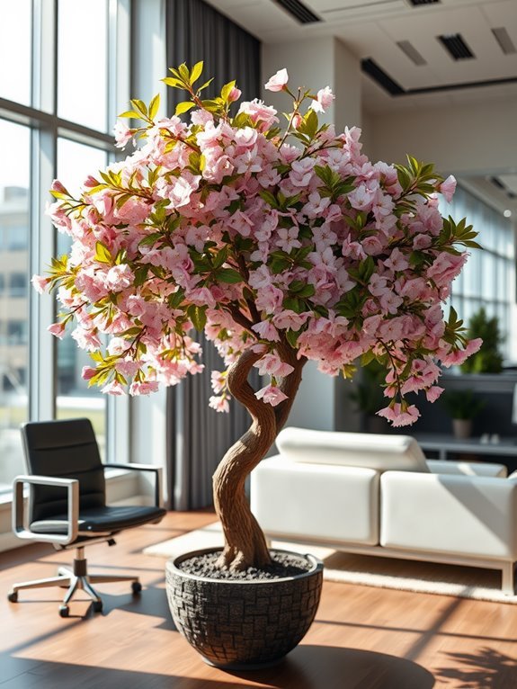 artificial cherry blossom tree