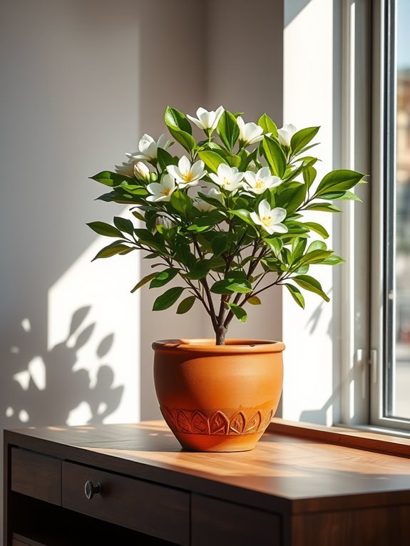 artificial citrus flower arrangement