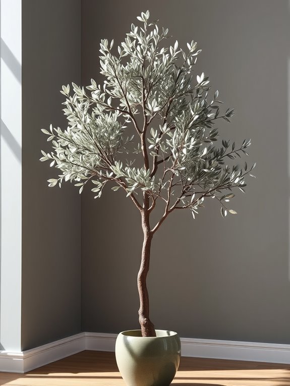 artificial decorative olive tree
