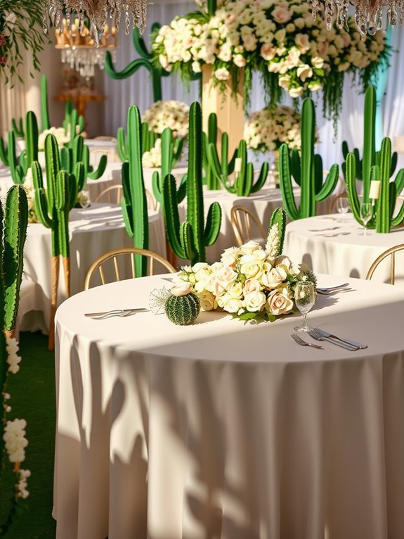 artificial desert plant decor