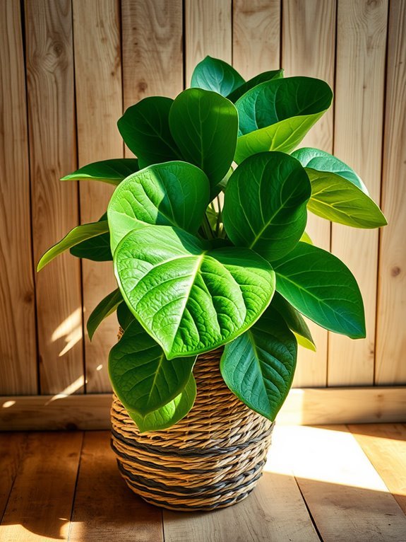 artificial fiddle leaf plant