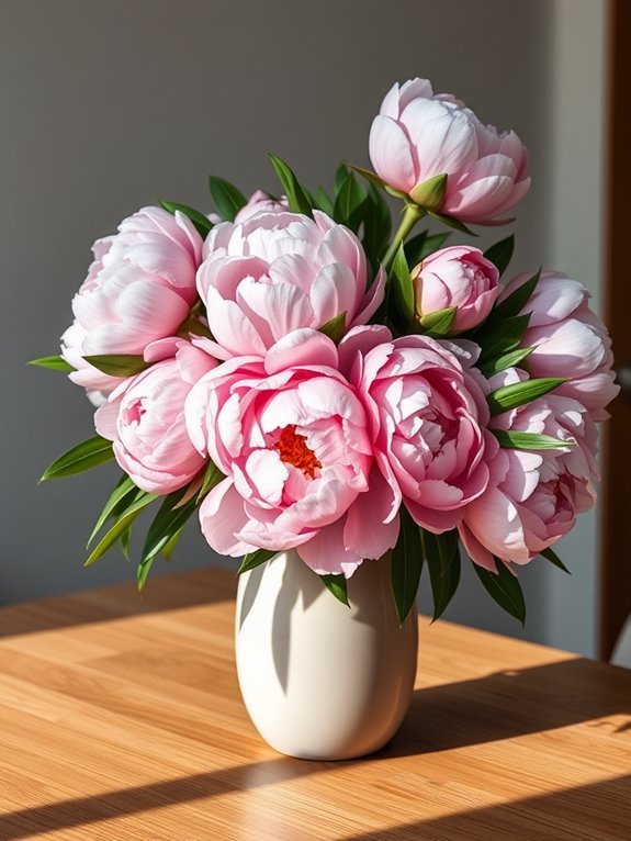 artificial floral decoration display