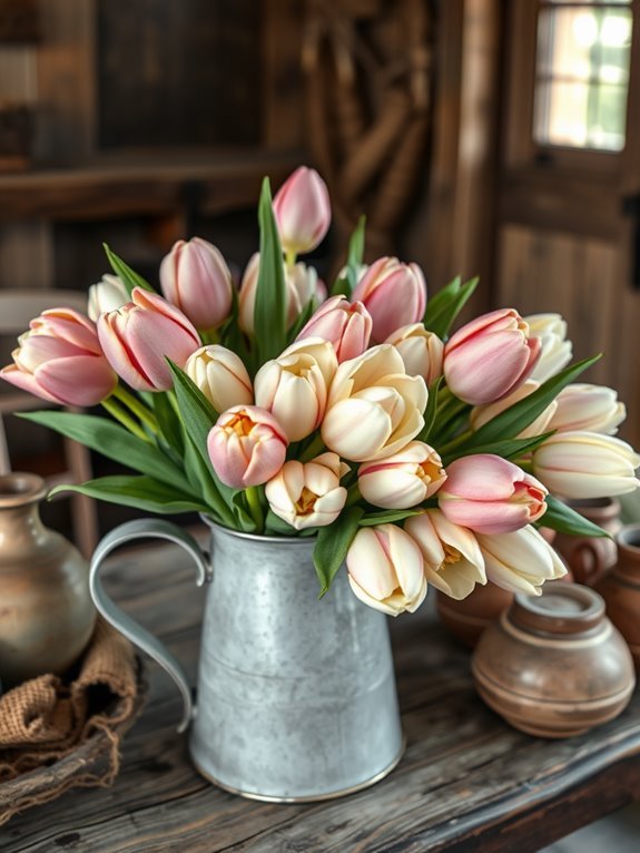 artificial flower arrangement