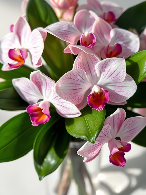 artificial flower arrangement display
