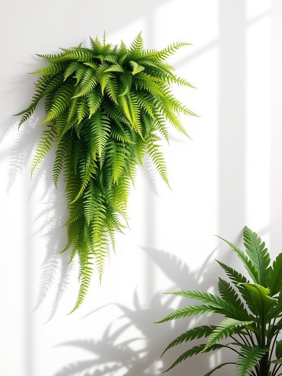 artificial foliage decor display