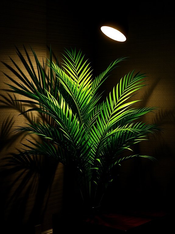 artificial indoor palm plant