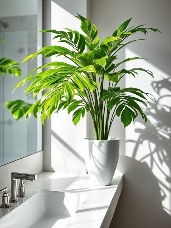 artificial indoor palm plant
