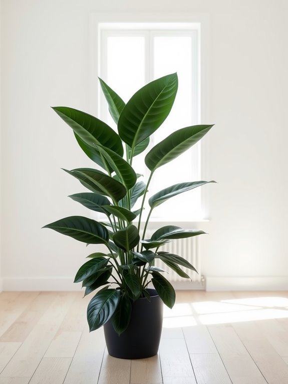 artificial indoor potted plant