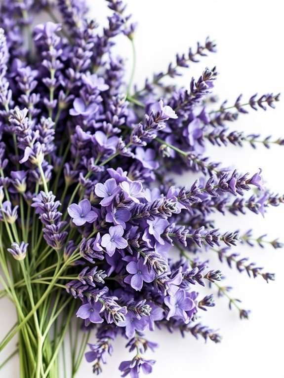 artificial lavender flower arrangement