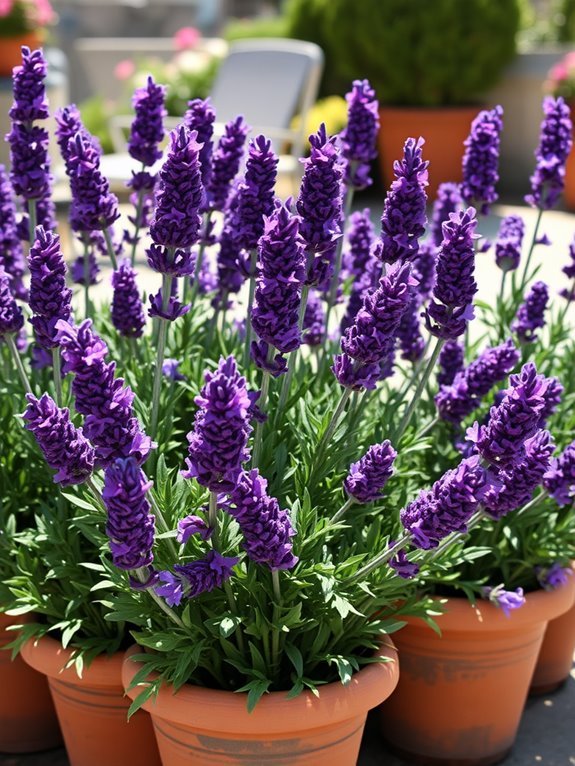 artificial lavender home decor