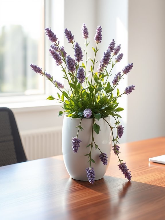 artificial lavender home decor