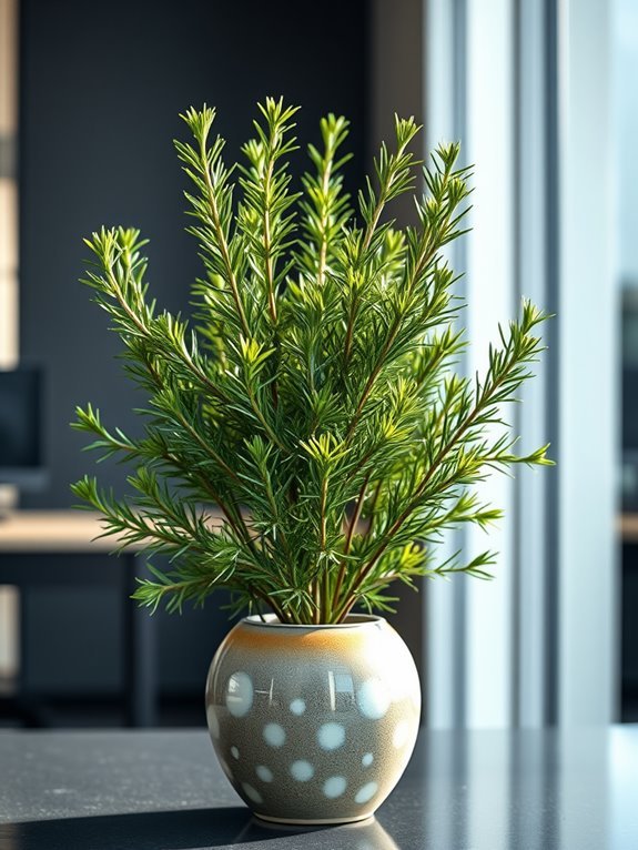 artificial rosemary plant decoration