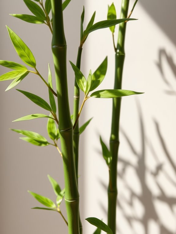 artificial silk bamboo decor