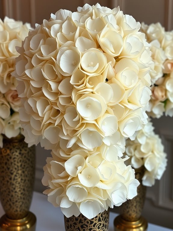 artificial silk flower arrangement