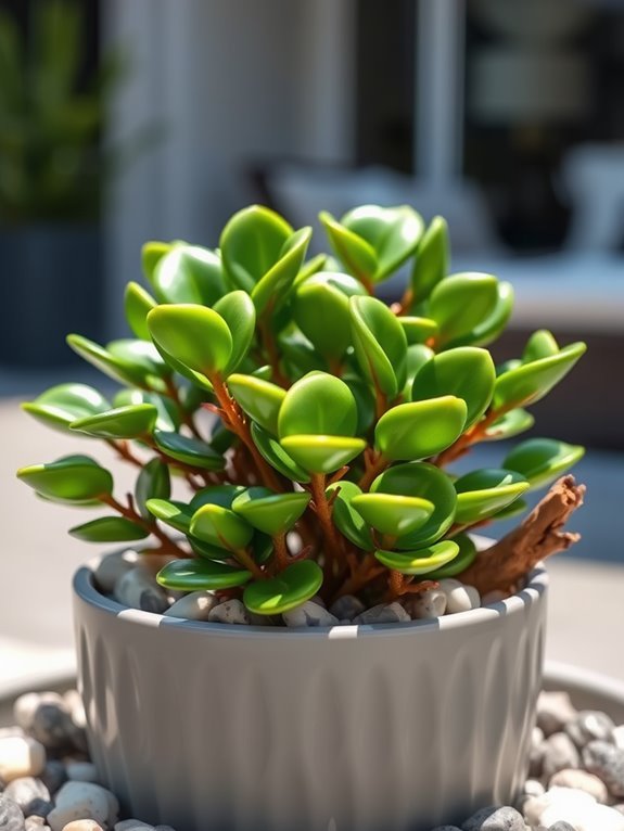artificial succulent home decor