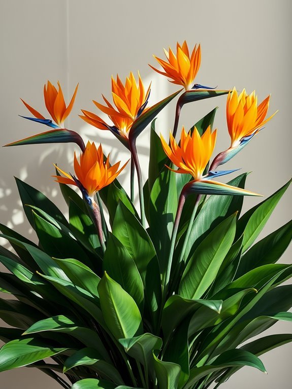 artificial tropical floral decoration