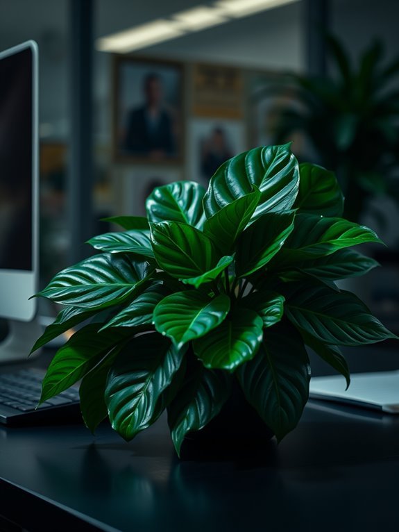 artificial tropical houseplant decor