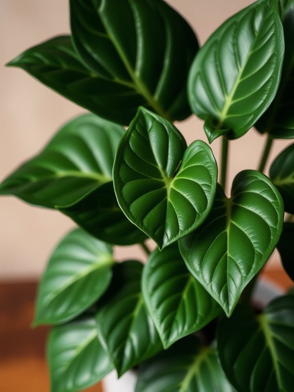 artificial tropical houseplant decor