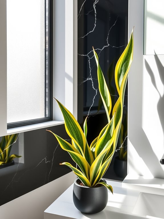 artificial tropical plant decor