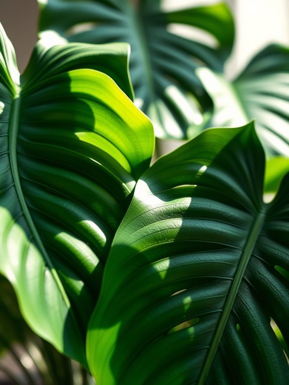 artificial tropical plant decor
