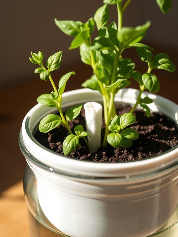automatic herb watering system