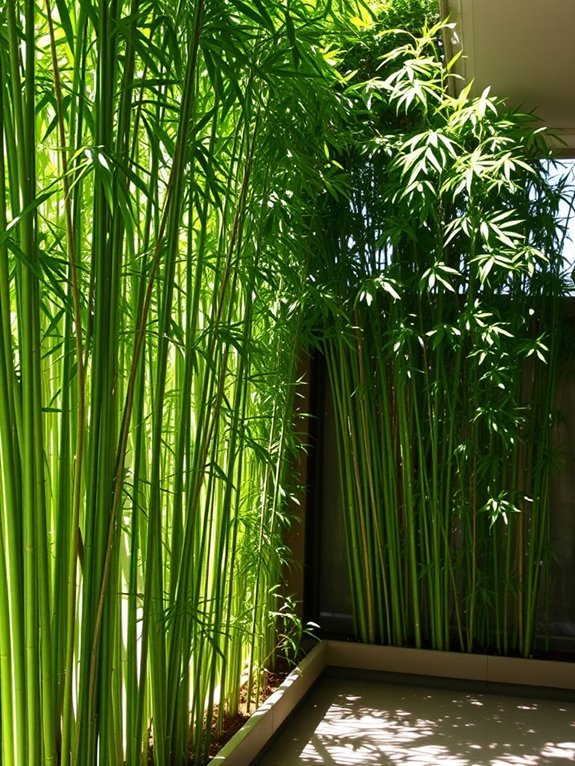 bamboo offers stylish privacy
