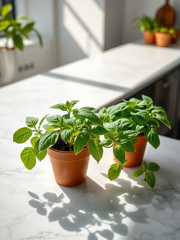 basil herb for cooking