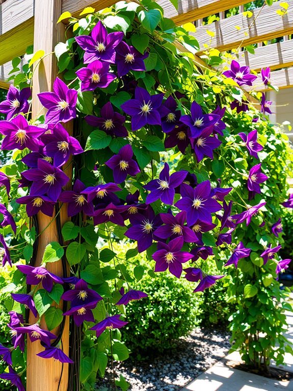 beautiful climbing flowering plant