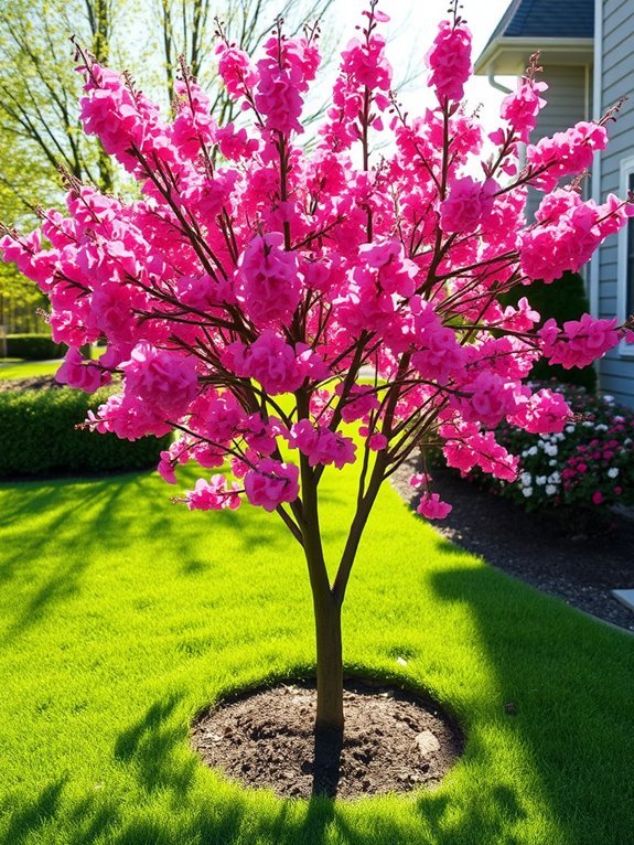 beautiful flowering deciduous tree