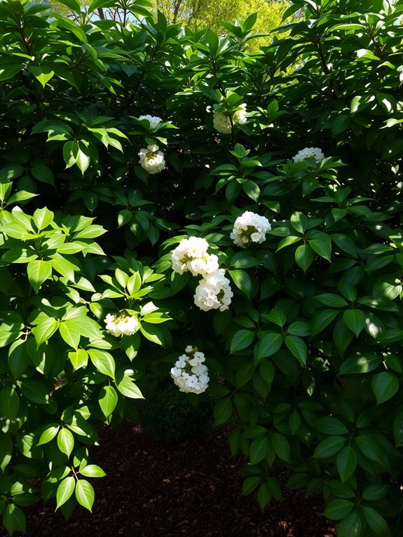 beautiful flowering evergreen shrub