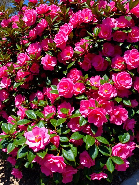 beautiful flowering evergreen shrub