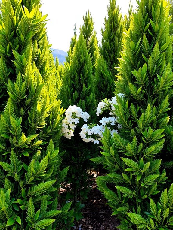 beautiful flowering evergreen shrub
