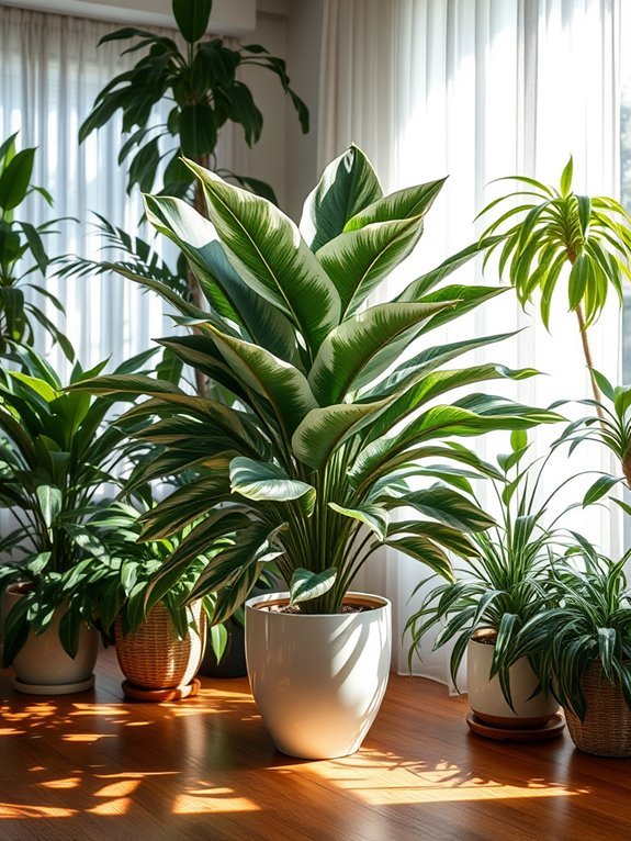beautiful indoor houseplant