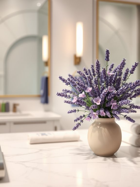 beautiful lavender flower arrangement