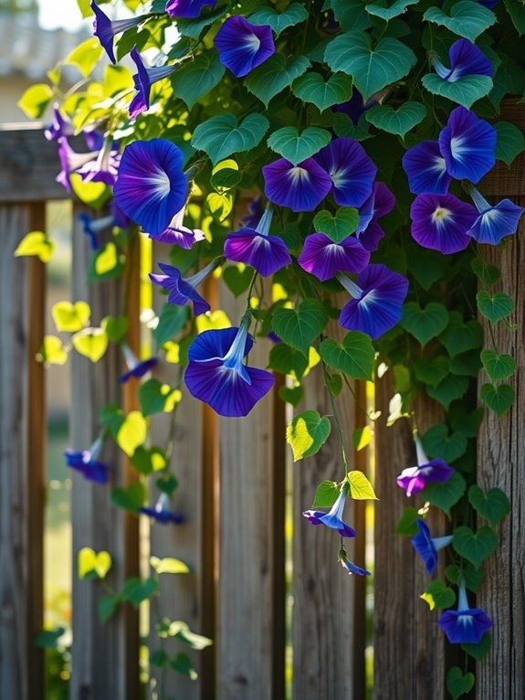 beautiful morning flower bloom