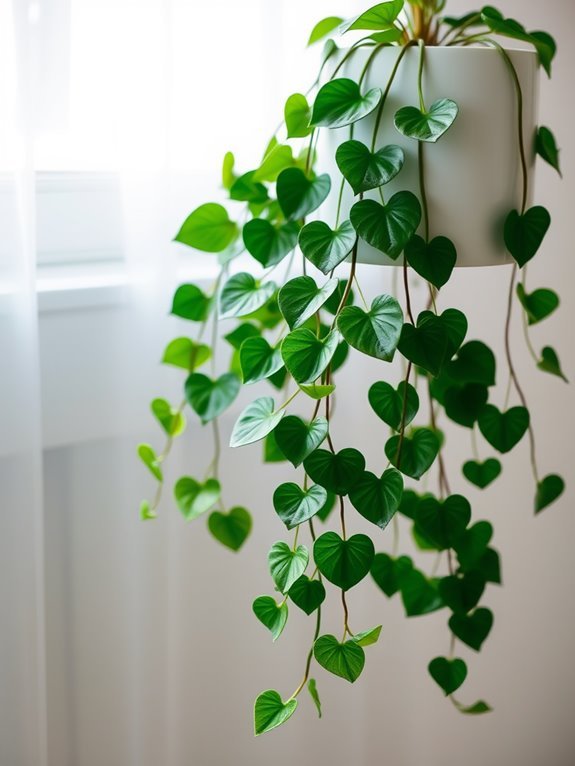 beautiful trailing indoor foliage