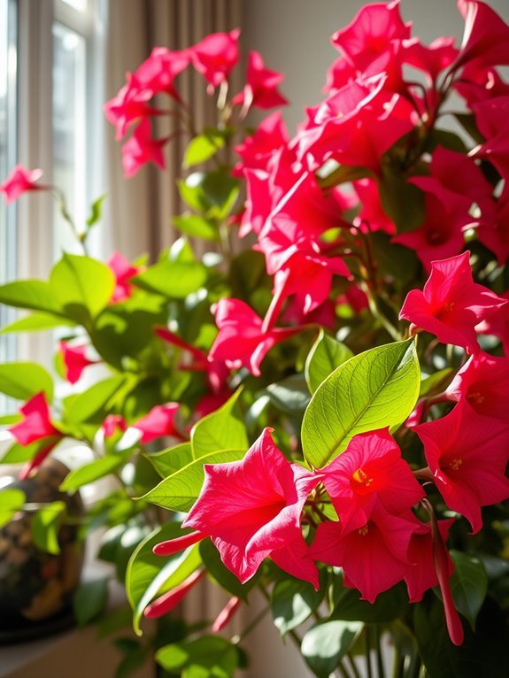 beautiful tropical climbing plant