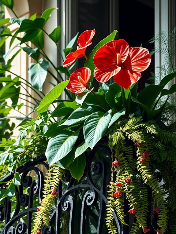 beautiful tropical flowering plant