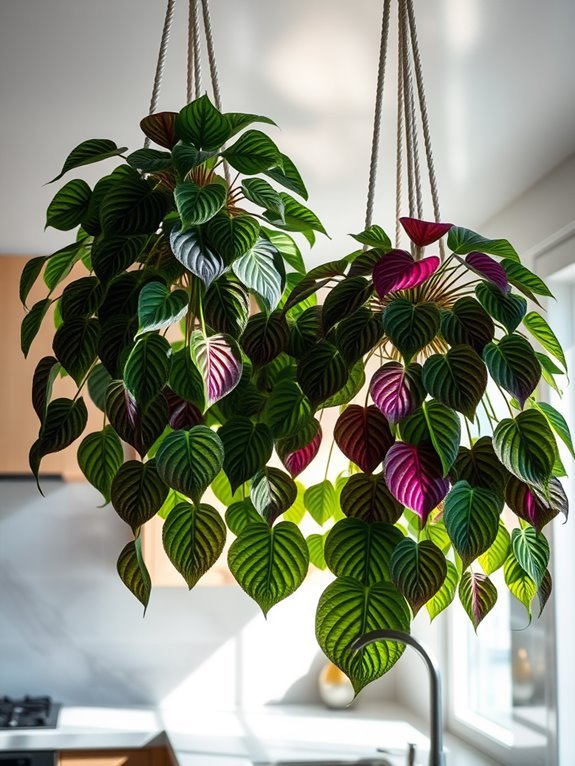 beautiful tropical foliage plant