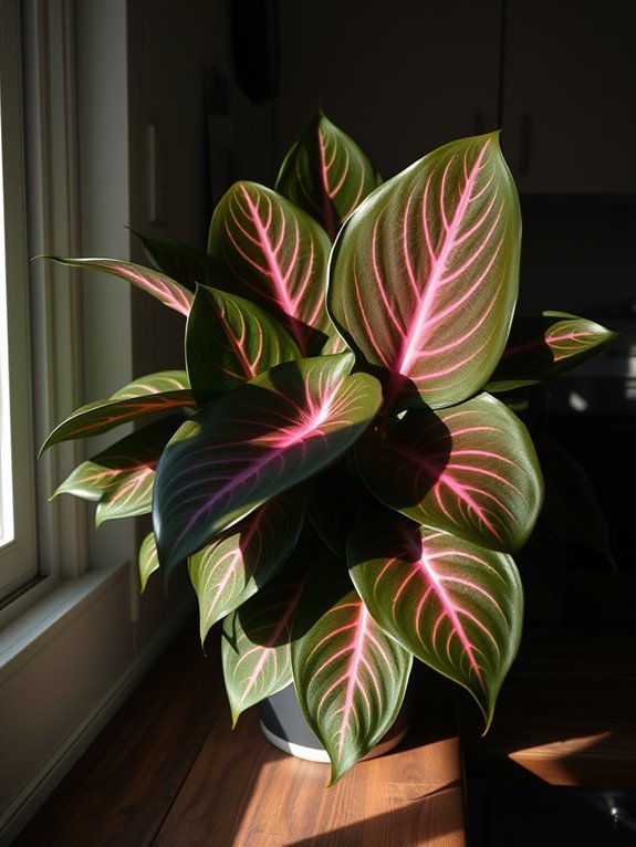 beautiful vibrant indoor plant