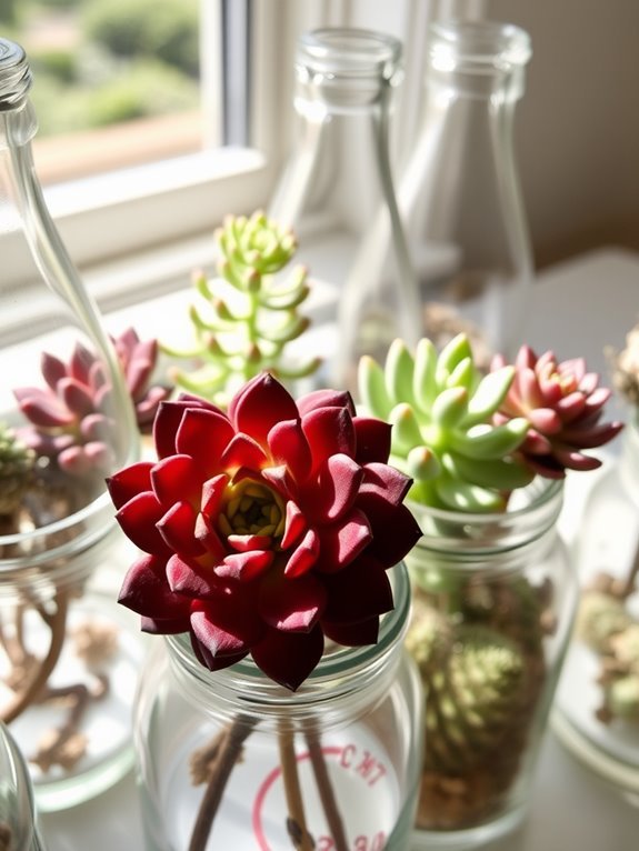 black rose succulent plant
